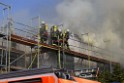 Dachstuhlbrand Koeln Poll Geislarerstr P217